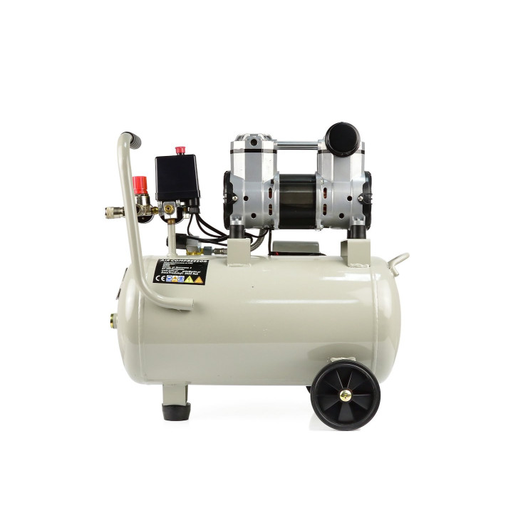 Kompresor bezolejowy 24L 8 bar 980W dwutłokowy | Hartline
