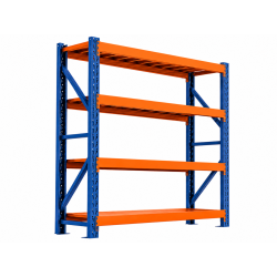Regał Warsztatowy 200x60x200 ORANGE&BLUE