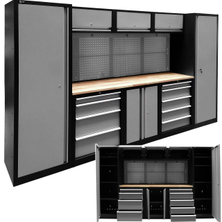 PREMIUM ZESTAW MEBLI GARAŻOWYCH / SZAFA WARSZTATOWA PRO